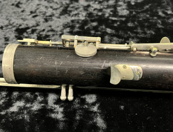Photo Professional Noblet Paris Grenadilla Wood Bass Clarinet - Serial # 3171